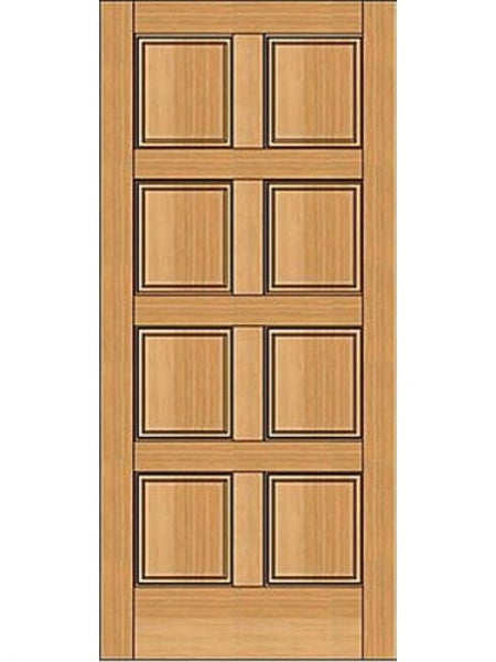 WDMA 32x80 Door (2ft8in by 6ft8in) Exterior Fir 1-3/4in 8 Panel Doors 1