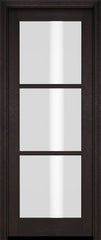WDMA 34x78 Door (2ft10in by 6ft6in) Exterior Barn Mahogany 3 Lite TDL or Interior Single Door 2