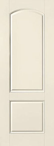 WDMA 34x96 Door (2ft10in by 8ft) Exterior Smooth 8ft 2 Panel Soft Arch Star Single Door 1