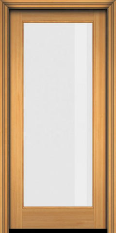 WDMA 36x84 Door (3ft by 7ft) French Fir 84in Full Lite 1 Lite Single Door 1