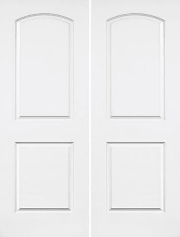 WDMA 40x80 Door (3ft4in by 6ft8in) Interior Swing Smooth 80in Caiman Solid Core Double Door|1-3/8in Thick 1