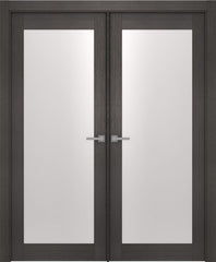 WDMA 48x80 Door (4ft by 6ft8in) Interior Barn Prefinished Aditi 700 Legna Nera Modern Double Door 1