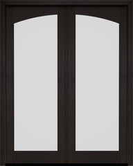 WDMA 52x96 Door (4ft4in by 8ft) Patio Swing Mahogany Double Full Arch Lite Exterior or Interior Door 3