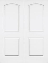 WDMA 56x96 Door (4ft8in by 8ft) Interior Barn Smooth 96in Caiman Solid Core Double Door|1-3/4in Thick 1