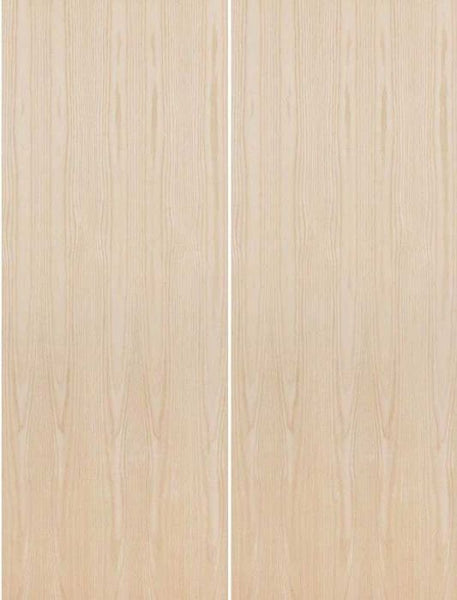 WDMA 60x80 Door (5ft by 6ft8in) Interior Barn Birch 80in Hollow Core Flush Double Door|1-3/4in Thick 1