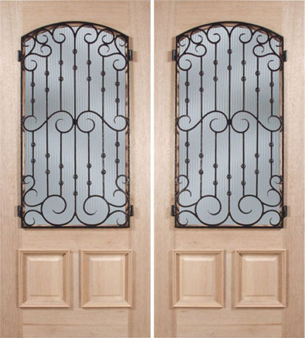 WDMA 60x80 Door (5ft by 6ft8in) Exterior Teak Bellasara Mahogany Double Door 1