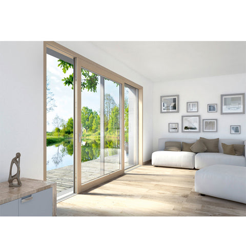 China WDMA 6*2.4m door Aluminum Sliding Doors 