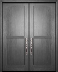 WDMA 72x96 Door (6ft by 8ft) Exterior Fir IMPACT | 96in Double Shaker 2 Panel Door 1