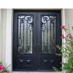 WDMA Galvanized Wrought Iron Sliding Folding Gate Design Model Photos Catalogue