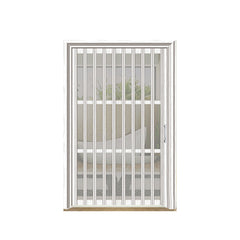 China WDMA Interior Temporary Bathroom Toilet Bi Folding Door