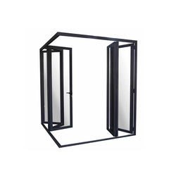 China WDMA glass folding door Aluminum Folding Doors 