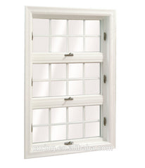 white color aluminum alloy double glass windows price on China WDMA