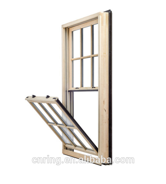 white color aluminum alloy double glass windows price on China WDMA